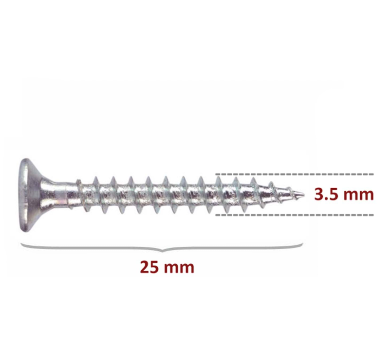3.5X25 SUNTA VİDASI 30 Adet