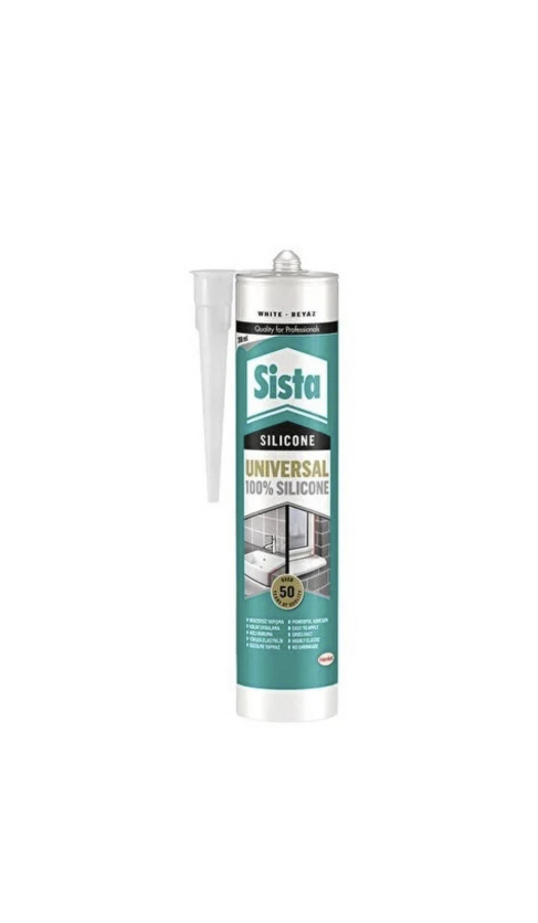 Sista Şeffaf Beyaz Silikon 280 ML
