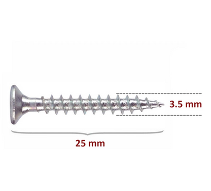 3.5X25 SUNTA VİDASI 30 Adet