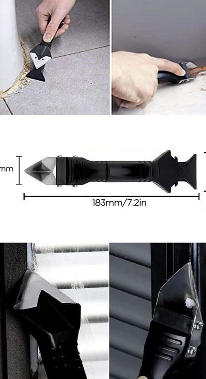 Fayans Derz Dolgu Silikon Kazıyıcı Sıyırıcı Ve Uygulayıcı 3 Ü 1 Arada Aparat