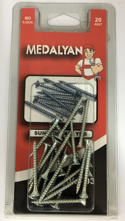 3.5X35 SUNTA VİDASI 20 Adet