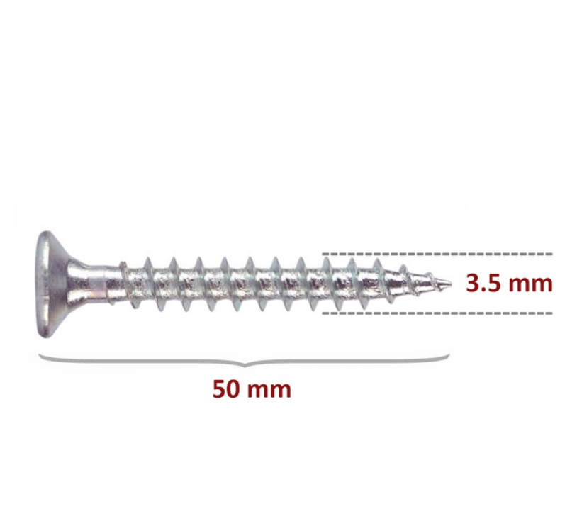 3.5X50 SUNTA VİDASI 20 Adet
