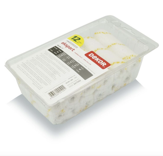 Dekor Eksport 2100 Saten Kalorifer Parmak Rulo Yedeği 10 Cm (12'Lİ) 1 Paket