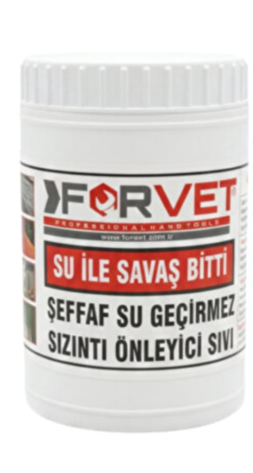 Forvet Şeffaf Su Geçirmez %100 Çözüm Sızıntı Önleyici