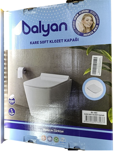 DALYAN KARE SOFT (YAVAŞ KAPANAN) KLOZET KAPAĞI
