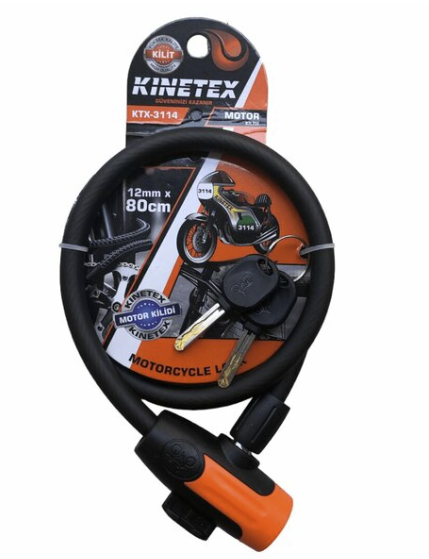 KINETEX Motor Ve Bisiklet  KİLİDİ 12mmX80cm