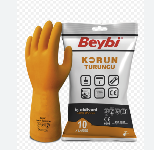 BEYBİ Korun Turuncu Iş Eldiveni