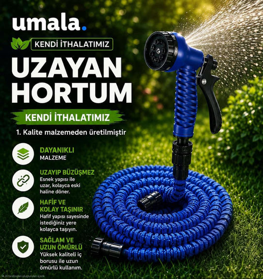 Uzayan Bahçe Hortumu 15 metre