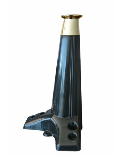 ÇİZGİLİ PLASTİK MOBİLYA AYAĞI 12 cm