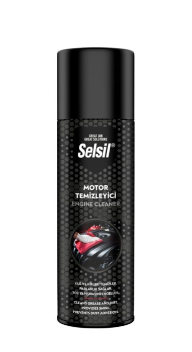 Selsil Susuz Motor Temizleme Spreyi 500ML Motor Temizleyici